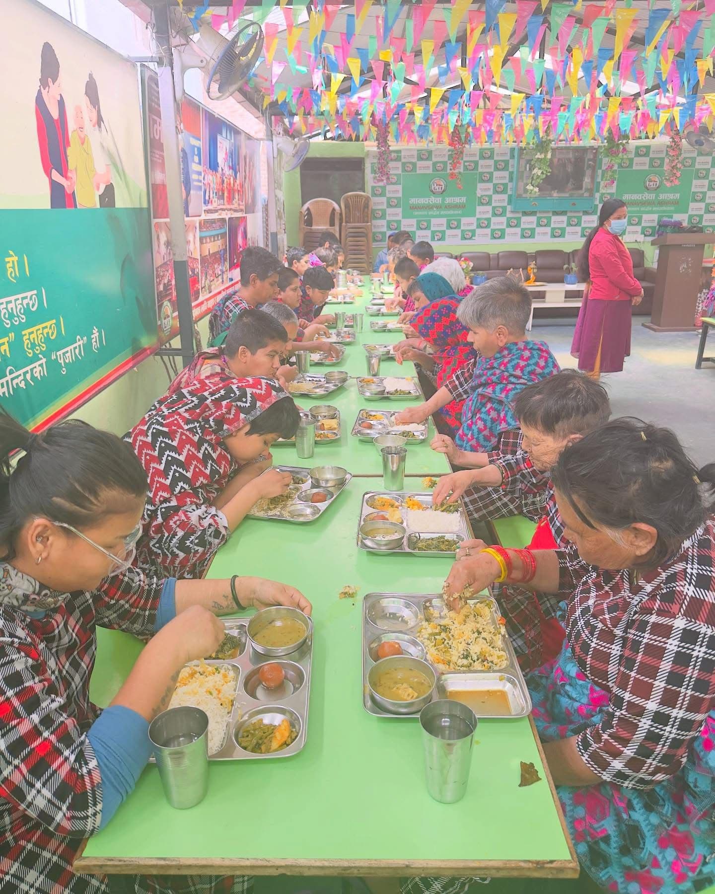 Food Support Initiative at Manav Sewa Ashram – Kathmandu, Nepal